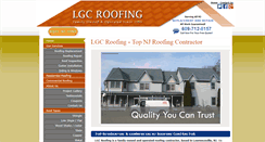 Desktop Screenshot of lgcroofing.com